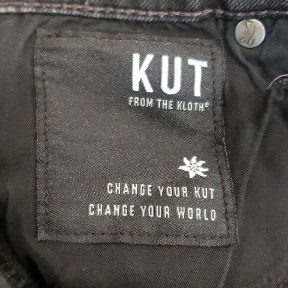 Kut From The Kloth Black Washed Jeans - Picture 8 of 9